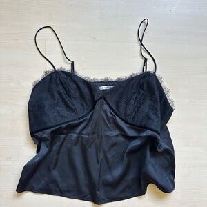 Abercrombie Black Lace Camisole Top